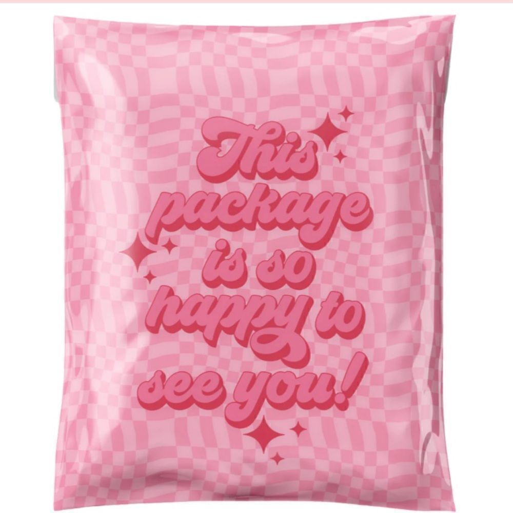 Poly Mailers Mix sizes 10x13 14.5x19 40 poly mailers 40 stickers